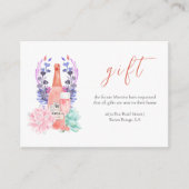 Petals & Prosecco Succulent Vrijgezellenfeest Cade Informatiekaartje (Voorkant)