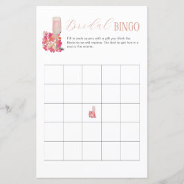 Petals & Prosecco Vrijgezellenfeest Bingo Spelletj