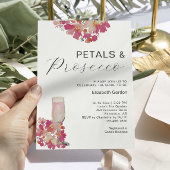 Petals & Prosecco Vrijgezellenfeest Bloemen Roze C Kaart