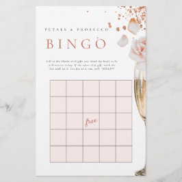 Petals & Prosecco Vrijgezellenfeest Gift Bingo Spe Briefpapier