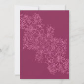 Petals & Prosecco-Vrijgezellenfeest Kaart (Achterkant)