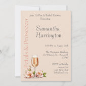 Petals & Prosecco-Vrijgezellenfeest Kaart (Voorkant)