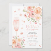 Petals Prosecco Vrijgezellenfeest Love In Bloom Pe Kaart (Voorkant)