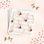 Petals & Prosecco Vrijgezellenfeest Napkins Servet<br><div class="desc">Deze leuke accessoire is perfect voor je feest als je het aanpast!</div>