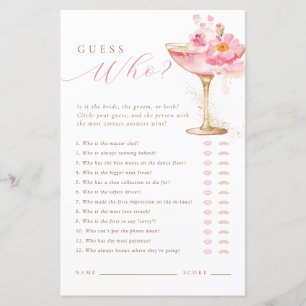 Petals & Prosecco Vrijgezellenfeest Raad wie spel