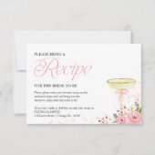 Petals & Prosecco Vrijgezellenfeest Recept Aanvraa Kaart (Voorkant)