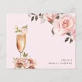 Petals & Prosecco Vrijgezellenfeest Recipcard (Achterkant)