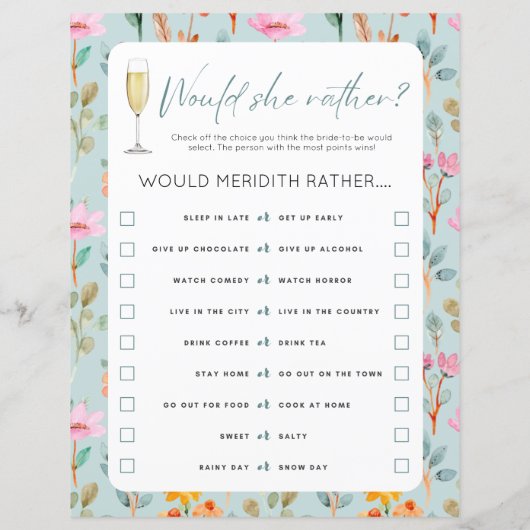 Petals & Prosecco Vrijgezellenfeest Spelletjes (Achterkant)