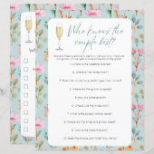 Petals & Prosecco Vrijgezellenfeest Spelletjes (Voorkant / Achterkant)