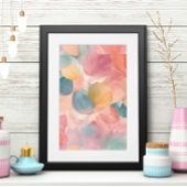 Petals Wall Poster, Flower Oil verfmuur Poster