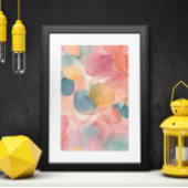 Petals Wall Poster, Flower Oil verfmuur Poster