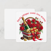 Petals Whisper - Valentijnsdag Kaart (Voorkant / Achterkant)