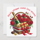 Petals Whisper - Valentijnsdag Kaart (Voorkant)