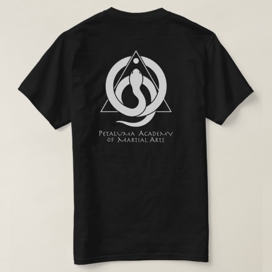 Petaluma Academy of Martial Arts (PAMA) T-Shirt (Design achterkant)