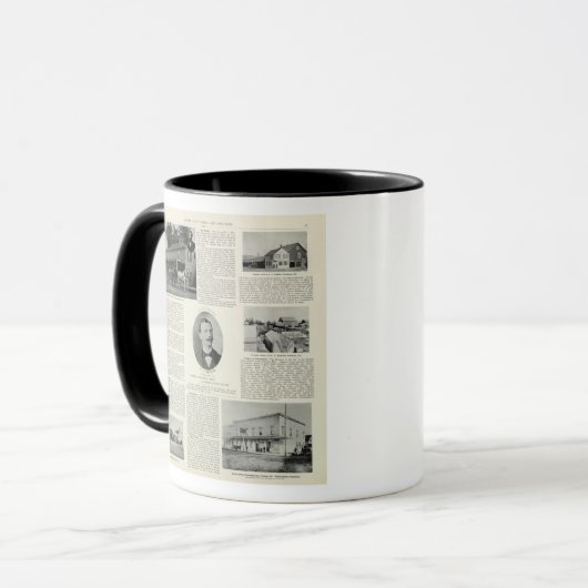 Petaluma-bedrijven, Californië Mok (Voorkant links)