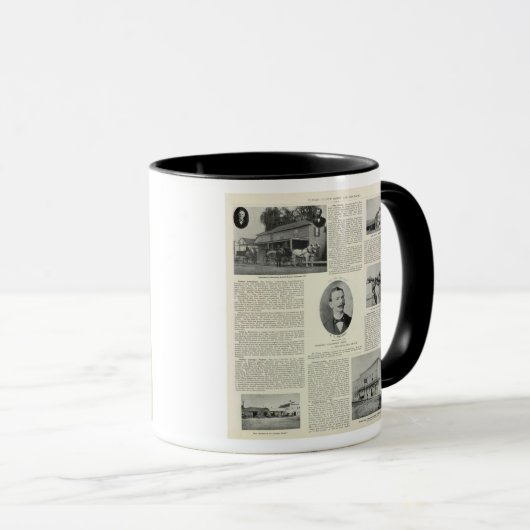 Petaluma-bedrijven, Californië Mok (Voorkant rechts)