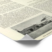 Petaluma-bedrijven, Californië Poster (Hoek)