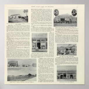 Petaluma Business, Californië Poster