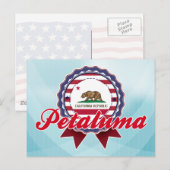 Petaluma, CA Briefkaart (Voorkant / Achterkant)