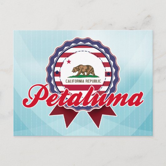 Petaluma, CA Briefkaart (Voorkant)