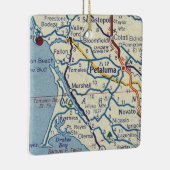 Petaluma CA Keramisch Ornament (Rechts)