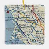 Petaluma CA Keramisch Ornament (Voorkant)