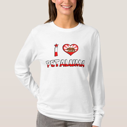 Petaluma, CA T-shirt (Voorkant)