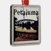Petaluma California Metalen Ornament (Rechts)