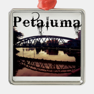 Petaluma California Metalen Ornament