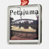Petaluma California Metalen Ornament (Links)
