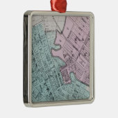 Petaluma, Californië 2 Metalen Ornament (Rechts)