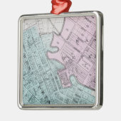 Petaluma, Californië 2 Metalen Ornament (Links)