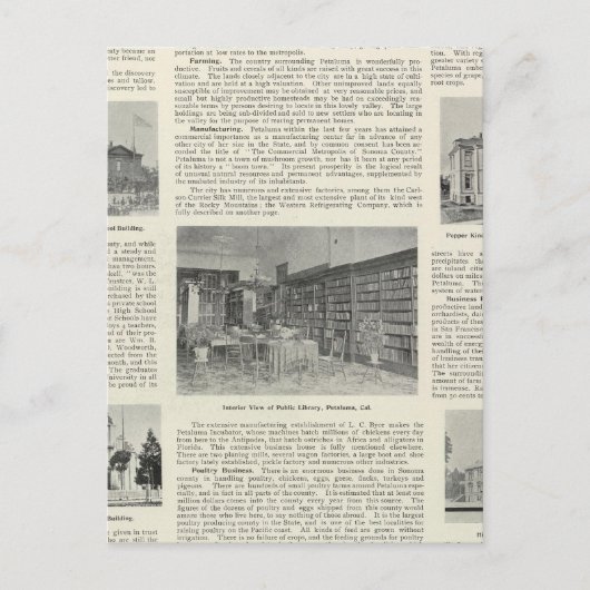 Petaluma, Californië Briefkaart (Voorkant)