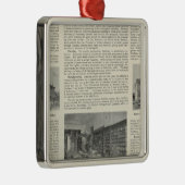 Petaluma, Californië Metalen Ornament (Rechts)