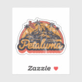Petaluma, Californië Sticker (Vel)