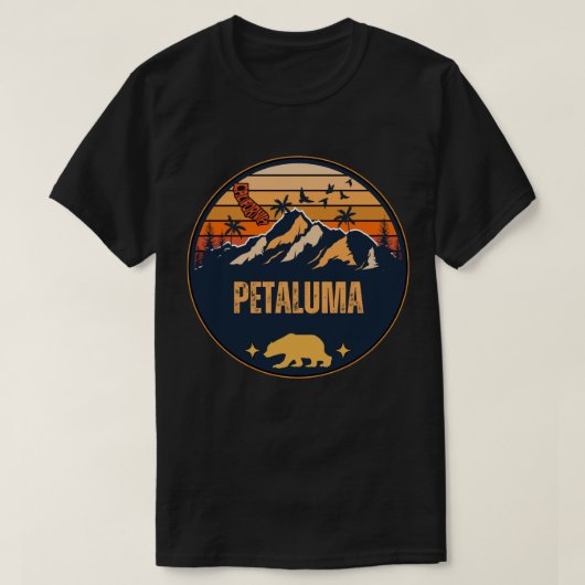 Petaluma, Californië T-shirt (Design voorkant)