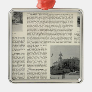 Petaluma Residences, Californië Metalen Ornament