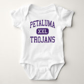 Petaluma - Trojans - High - Petaluma Californië Romper (Voorkant)