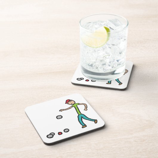 Petanque Bier Onderzetter (Rechterzijde)