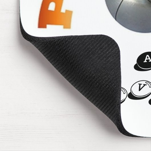 Petanque bij het ontwerp van het werk muismat (Hoek)