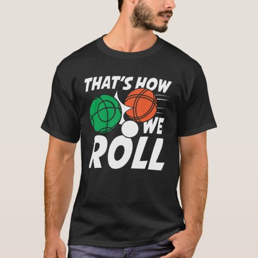 Petanque Bocce Gamel for a Petanque Players Bocce  T-shirt (Voorkant)