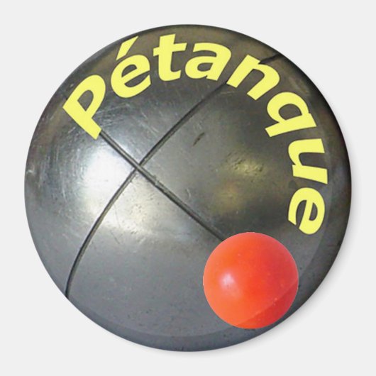 Petanque Boule Magnet (Voorkant)