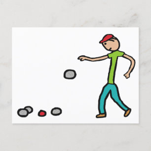 Petanque Briefkaart
