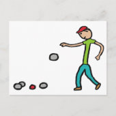 Petanque Briefkaart (Voorkant)