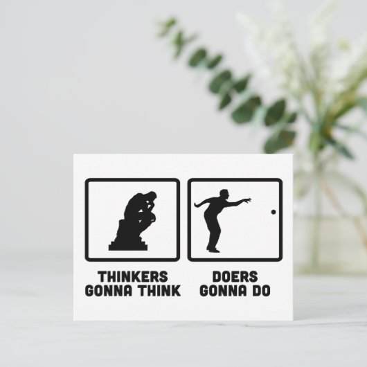 Petanque Briefkaart (Staand voorkant)