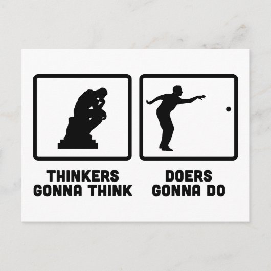 Petanque Briefkaart (Voorkant)