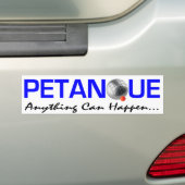 Petanque Bumpersticker (Op auto)
