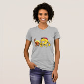 Petanque Franse Cartoon T-shirt (Voorkant volledig)