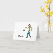 Petanque Kaart (Gele Bloem)