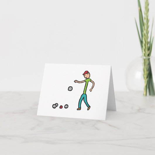 Petanque Kaart (Voorkant)